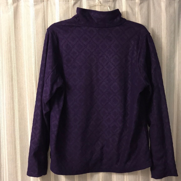 3/4 length zip up fleece top - Picture 4 of 5